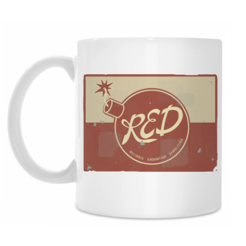 Кружка с принтом RED TF2