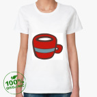 Женская футболка органик