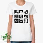 Женская футболка органик