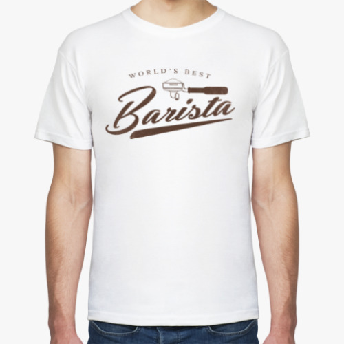 Футболка с принтом World's Best Barista
