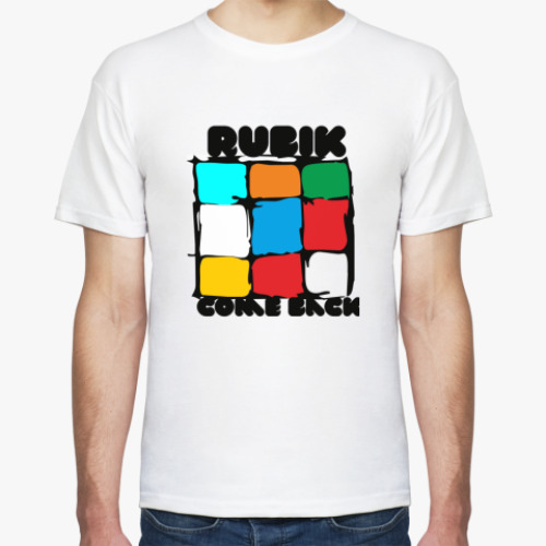 Футболка с принтом Rubik come back