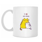 Классическая кружка I love my mom