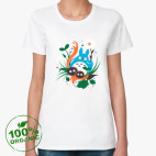 Женская футболка органик