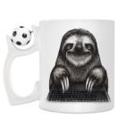 Кружка с футбольным мячиком