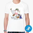 Мужская спортивная футболка