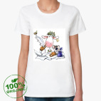 Женская футболка органик