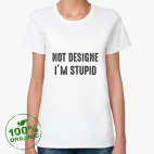 Женская футболка органик