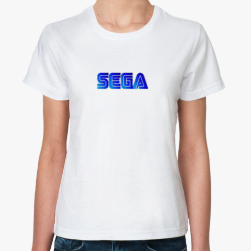 Классическая футболка с принтом SEGA