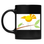 Кружка цветная UV-DTF