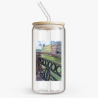 Банка с бамбуковой крышкой