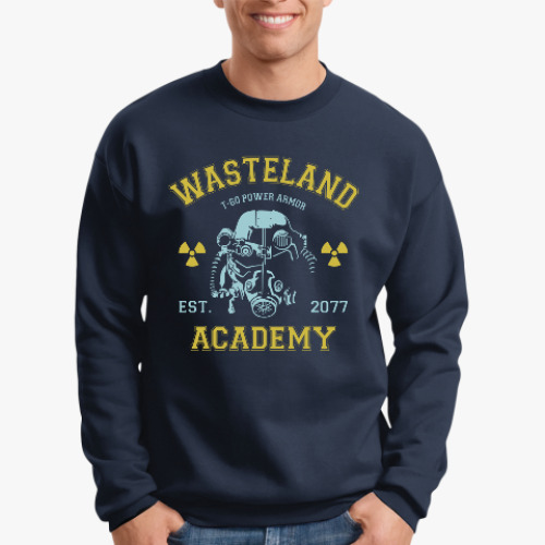 Свитшот с принтом Fallout. Wasteland Academy