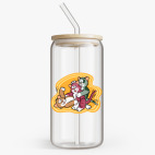 Банка с бамбуковой крышкой