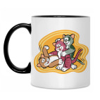 Кружка двухцветная