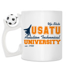 Кружка с футбольным мячиком