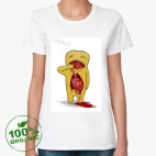 Женская футболка органик