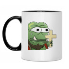 Кружка двухцветная