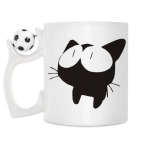 Кружка с футбольным мячиком