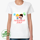 Женская футболка органик