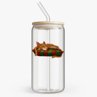 Банка с бамбуковой крышкой