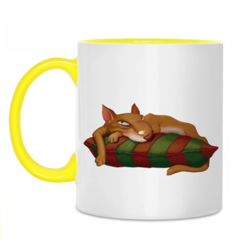 Кружка с принтом Хитрый лис