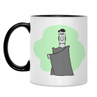 Кружка двухцветная