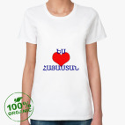 Женская футболка органик