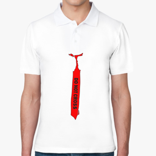 Рубашка поло с принтом 'Do Not Cross' (Dexter)