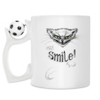 Кружка с футбольным мячиком