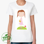 Женская футболка органик