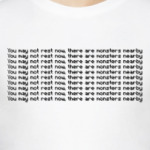 You may not rest now there are monsters nearby