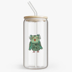 Банка с бамбуковой крышкой