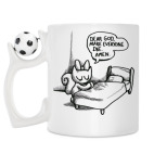 Кружка с футбольным мячиком