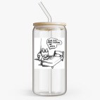 Банка с бамбуковой крышкой