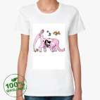 Женская футболка органик