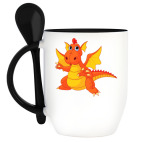 Кружка с ложкой