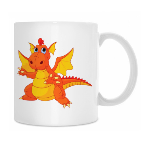 Кружка с принтом Дракоша