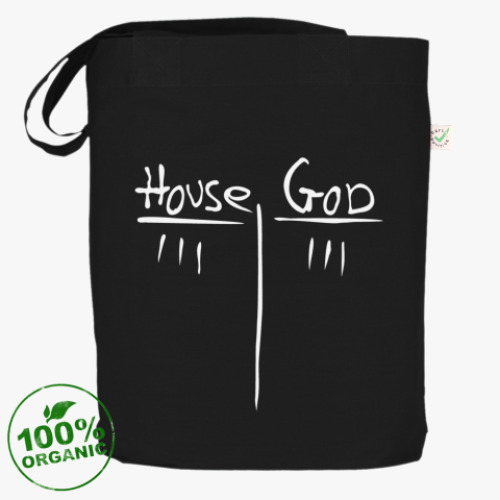 Сумка шоппер с принтом House vs God
