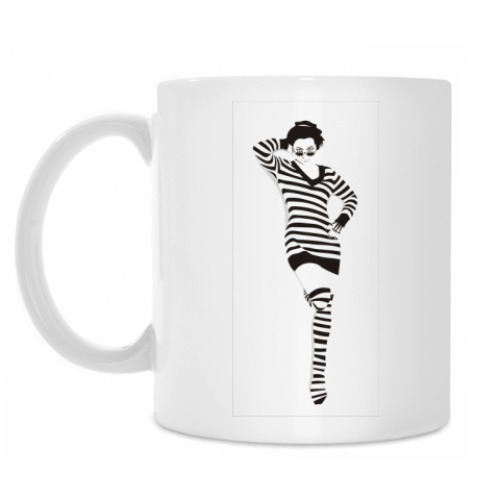 Кружка с принтом Полосочки