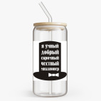 Банка с бамбуковой крышкой