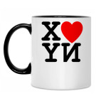 Кружка двухцветная