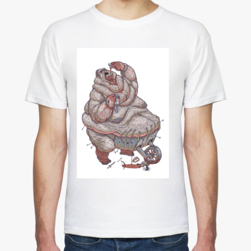 Футболка с принтом Зомби