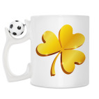 Кружка с футбольным мячиком