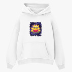 Толстовка худи оверсайз