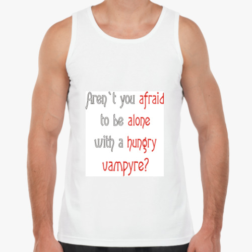 Майка с принтом 'Голодный вампир'
