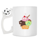 Кружка с футбольным мячиком