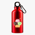 Металлическая бутылка 400 мл UV-DTF