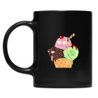 Кружка цветная UV-DTF