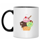 Кружка двухцветная