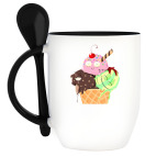 Кружка с ложкой