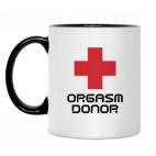 Кружка двухцветная